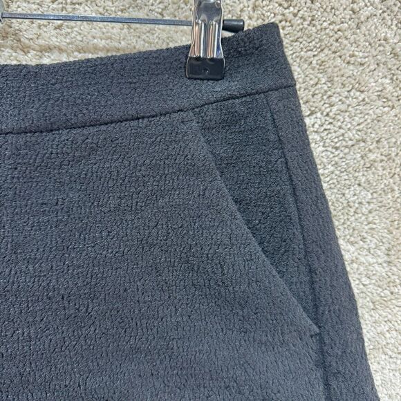 Club Monaco Kelela Fringe Shorts Women's 00 Black Textured Pockets Lined New NWT - Picture 6 of 14